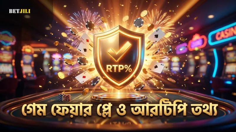 গেমের ফেয়ার প্লে ও অফিসিয়াল আরটিপি নিশ্চিতকরণ