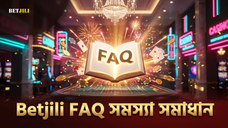 Betjili-এর FAQ বিভাগে প্লেয়ারদের সাধারণ সমস্যা ও সমাধান সংকলন।