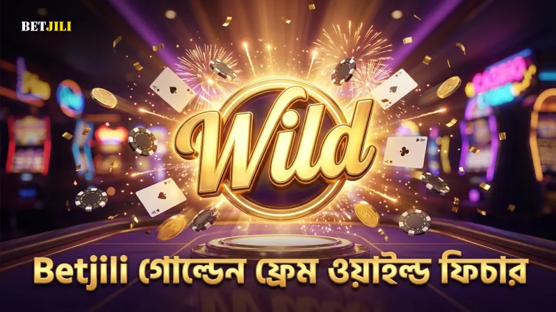 গোল্ডেন ফ্রেম ওয়াইল্ড ফিচার দিয়ে Betjili-তে গেমপ্লে জেতার সুযোগ বাড়ান।
