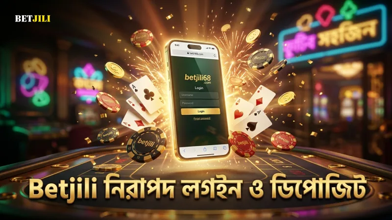 betjili68.com ওয়েবসাইট থেকে নিরাপদ লগইন ও ডিপোজিট প্রক্রিয়া।