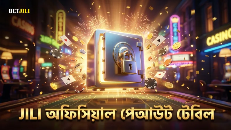 JILI-এর অফিসিয়াল পেআউট টেবিলের মাধ্যমে গেমের ফেয়ার প্লে নিশ্চিত।